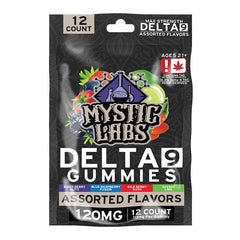 Mystic Labs Delta 9 Gummies 10 MG Per Gummy(12 Count)