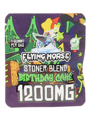 Flying Horse Birthday Cake Stoner Blend Infused Gummies 1200MG(1 Count)