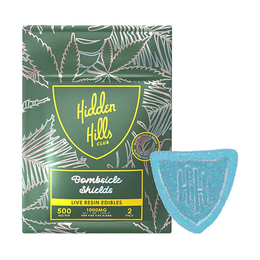 Hidden Hills Club Live Resin Shields 500MG Per Gummy(2 Count)