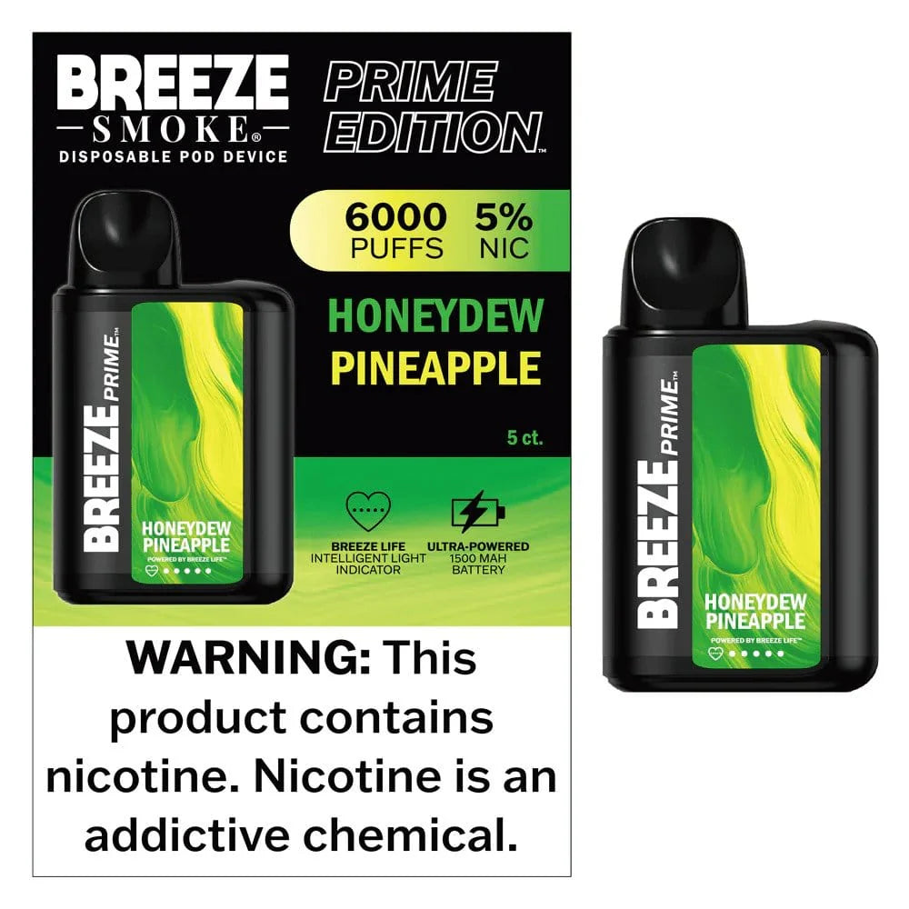 Breeze Prime Edition 6000 Honeydew Pineapple