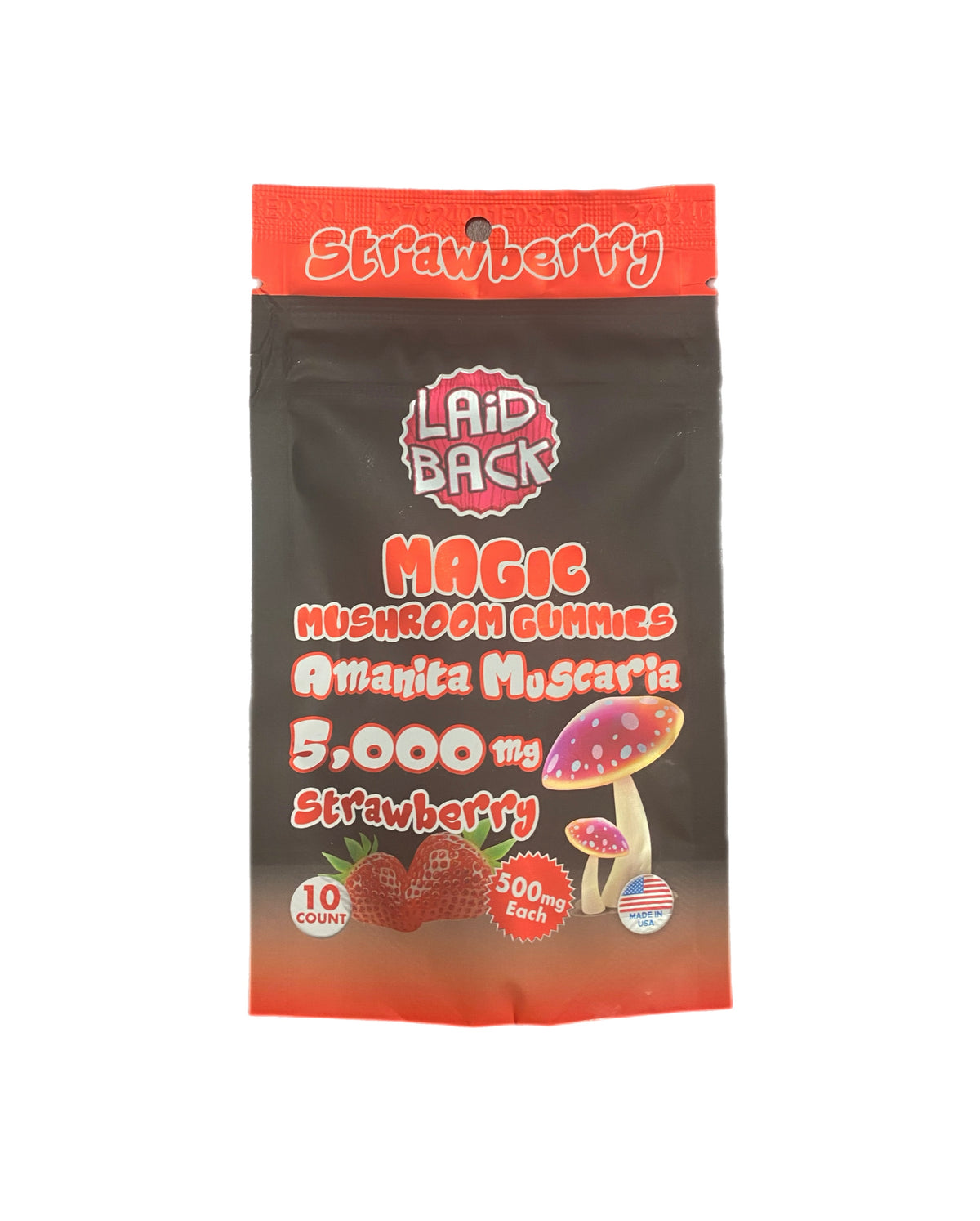 Laid Back Magic Mushrooms 5,000 mg Strawberry