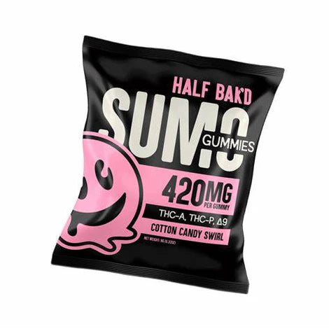 Sumo Gummies HALF BAK'D 420 MG Per Gummy(2 Count)