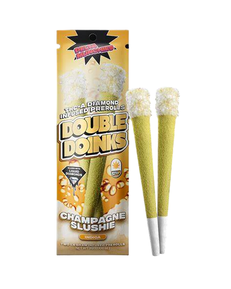 Delta Munchies Double Doinks THC-A Diamond Infused Prerolls