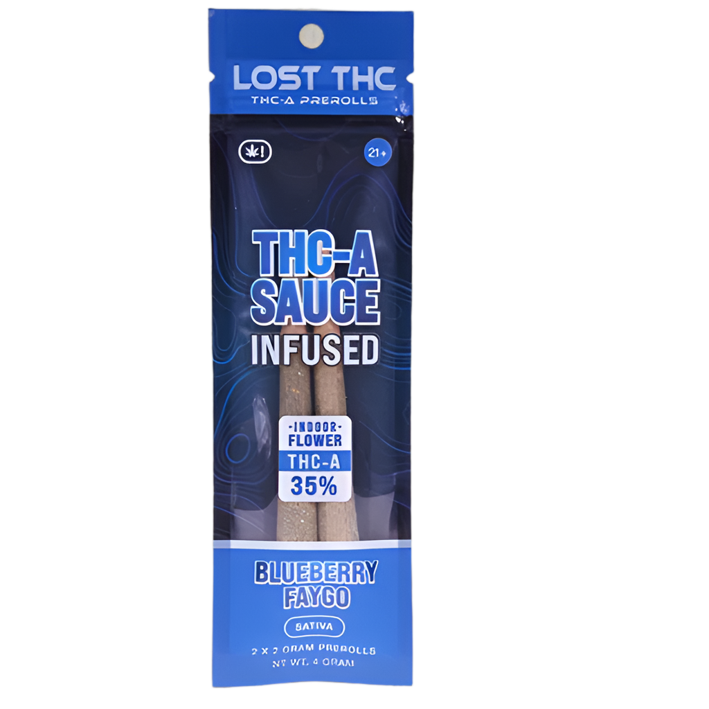 Lost THC 35% THCa Sauce Infused Pre-Rolls 4g