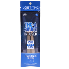 Lost THC 35% THCa Sauce Infused Pre-Rolls 4g