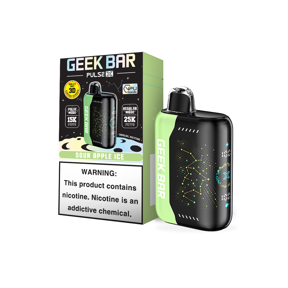 Geek Bar Pulse X 25K Sour Apple Ice