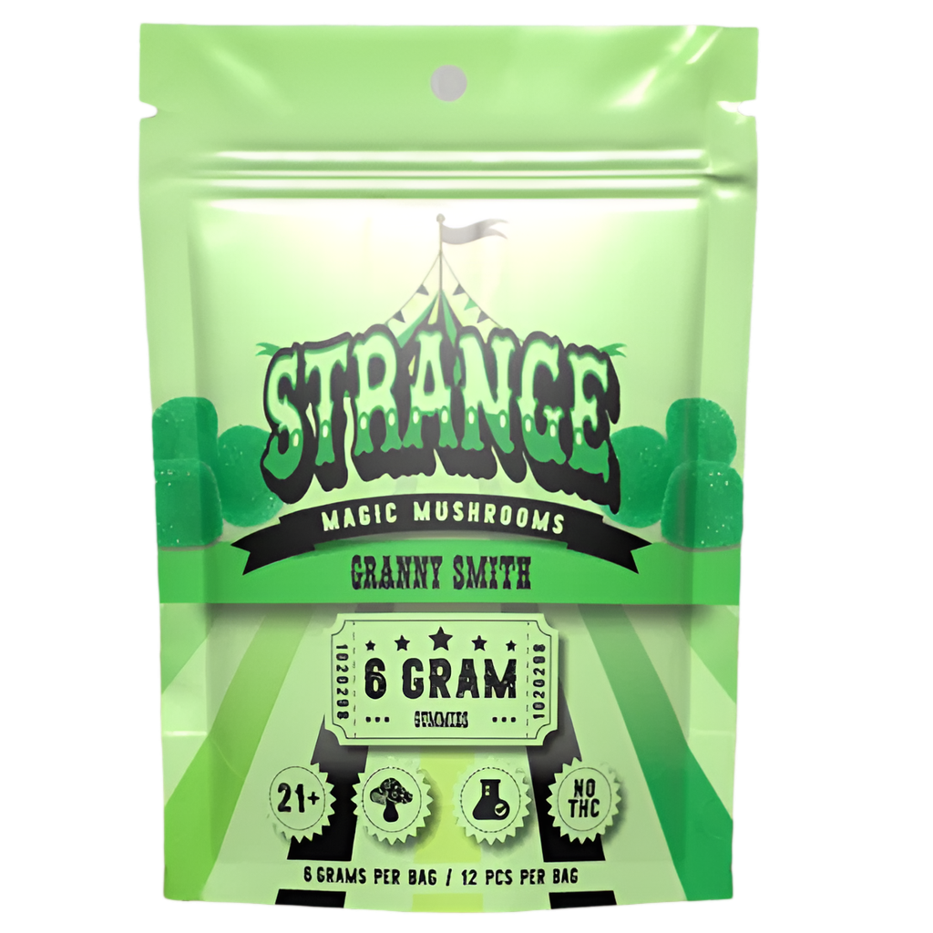 Strange High Potency Magic Mushroom Gummies 12ct- 6 Gram