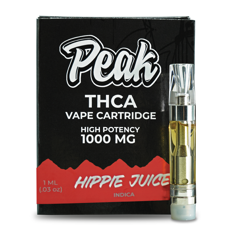 Peak THCA Vape Cartridges High Potency 1000 MG