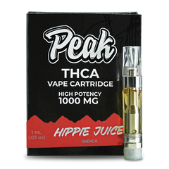 Peak THCA Vape Cartridges High Potency 1000 MG