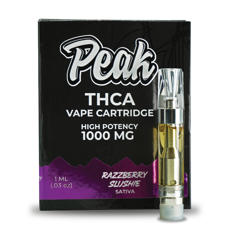 Peak THCA Vape Cartridges High Potency 1000 MG