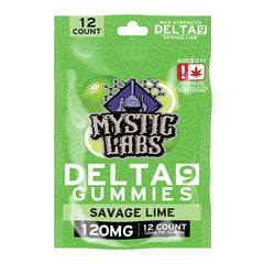 Mystic Labs Delta 9 Gummies 10 MG Per Gummy(12 Count)