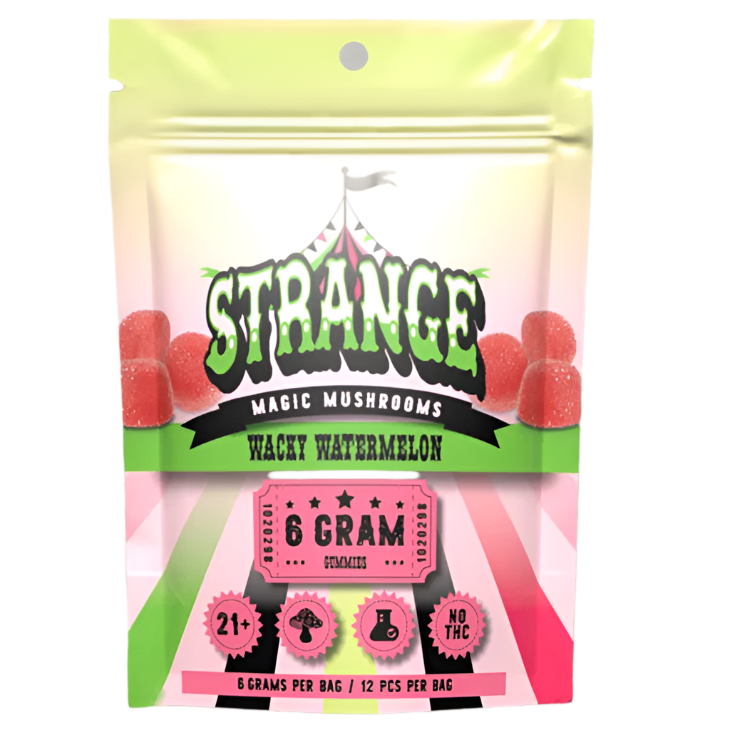 Strange High Potency Magic Mushroom Gummies 12ct- 6 Gram